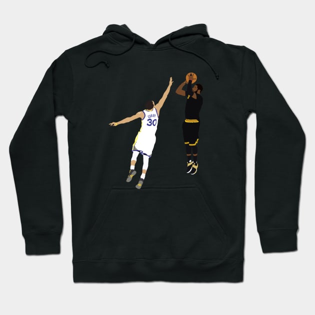 Kyrie Irving Shot Over Stephen Curry Hoodie by rattraptees